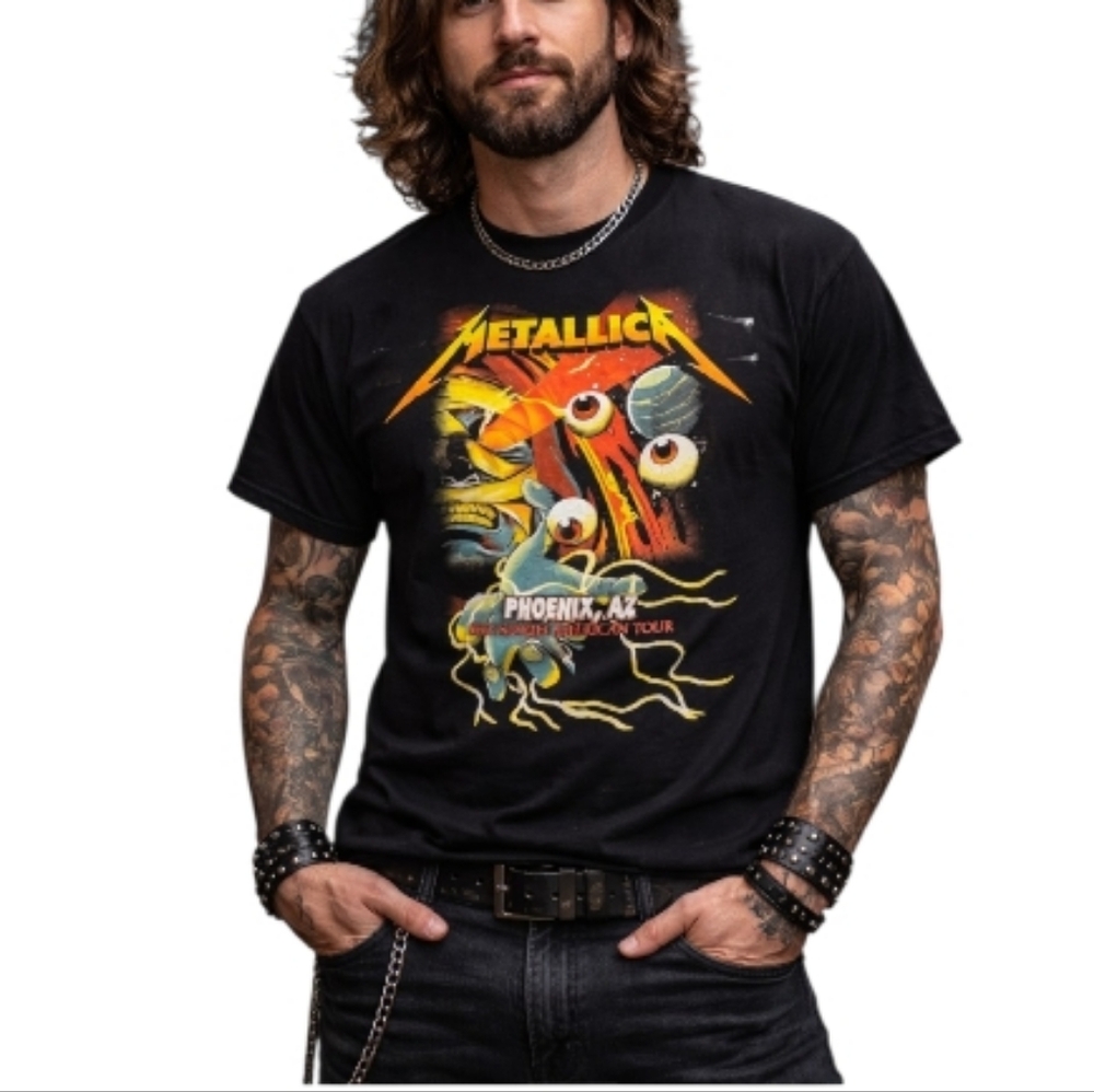 Official Metallica M72 Phoenix‎ Tour Is Shirt 2023 Size Large